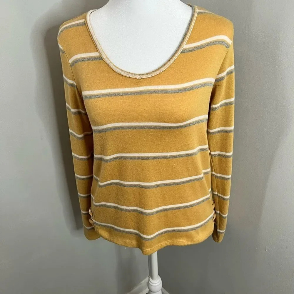 Pink republic striped‎ long sleeve shirt